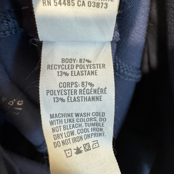 Offline by Aerie The Hugger Navy Bootcut Leggings Size L Short - Picture 2 of 13